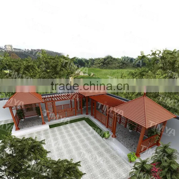 Outdoor Aluminum Frame Doubl Rome Gazebo photo-5