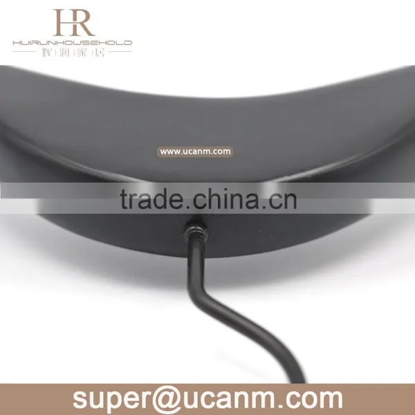 HRW-86I0B Luxury Lotus Wooden Clothes Coat Hanger Balck Finish photo-4