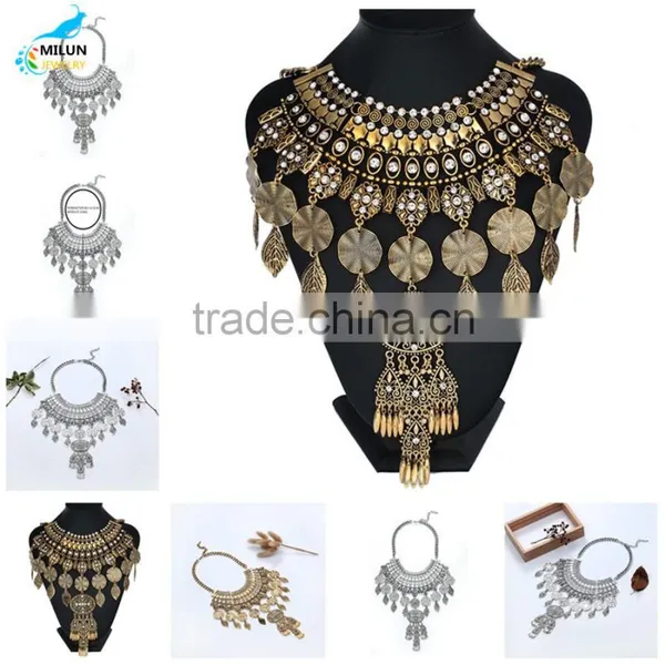 2016 Fashion Design Maxi Coin Necklace Wholesale