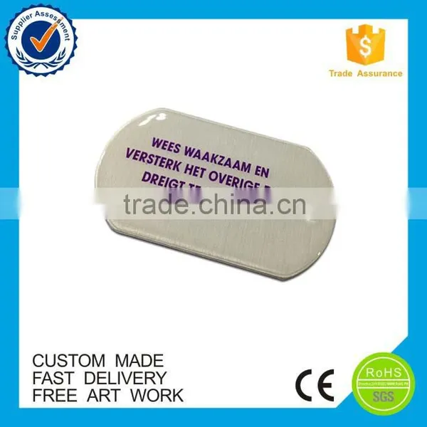 High Quality Army Souvenir Printing Stainless Steel Dog Tag Custom photo-5