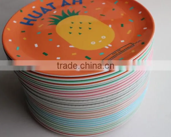 Dinner Set Custom Logo Melamine Plate photo-6