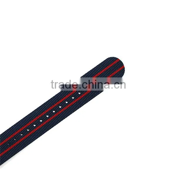 20mm Stripe 1 Piece Nato Strap Pvd Black Hardware photo-6