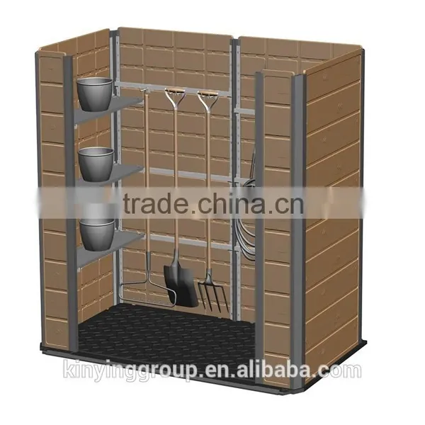 Platic Garden Shed Export Prefab House Made of HDPE photo-5