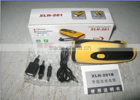 Hand Press Dynamo Led Torch/dynamo Lamp/led Torch Flashlight photo-6