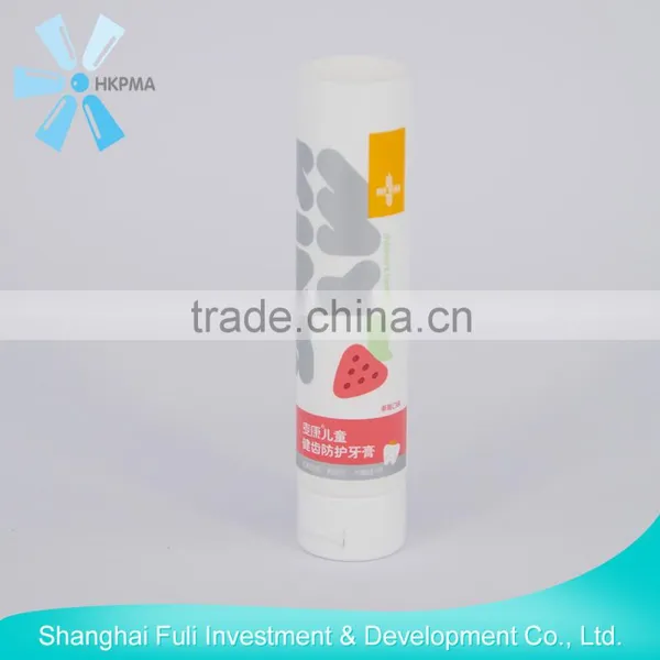 toothpaste tube for children use small size