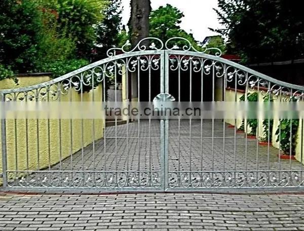 Modern Forged Iron Pipe Gate Design,new Design Iron Gate,tubular Gate Design photo-2