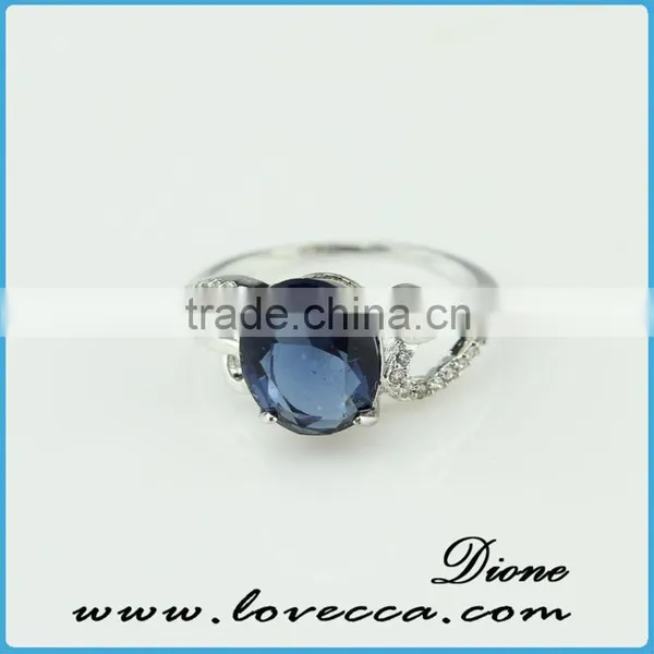 Wholesale Fashion Charms Women 925 Silver Ring With Clear Zircon Meda in China photo-5