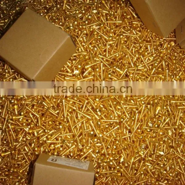 on Sale Under Packing Brass Machine Screw DIN963 With Best Price photo-2