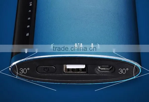 Metal Fashion OEM Customized Logo 12000mAh New Design Power Bank External Battery Charger Pack for IPhone, IPad, Samsung, photo-2