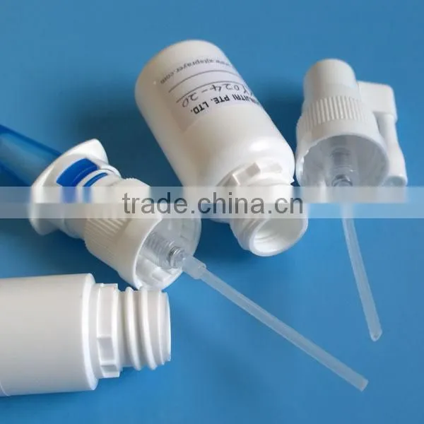20ml Wide Cylinder Shape Pharmaceitical HDPE Nonrefillable Throat Spray Bottle photo-4