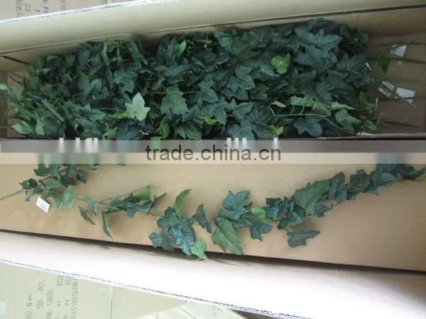 Silk Leaves Garland Green photo-2