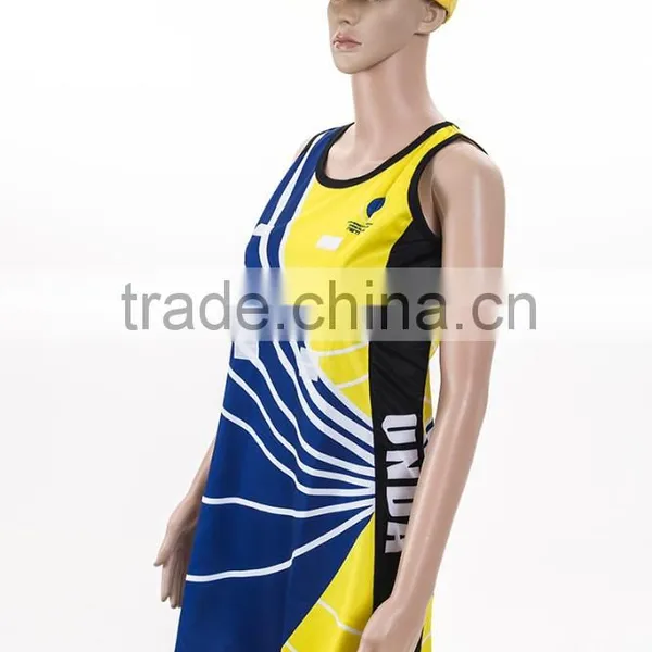 Oem Service Sublimated 100%polyester Netball Uniforms photo-2