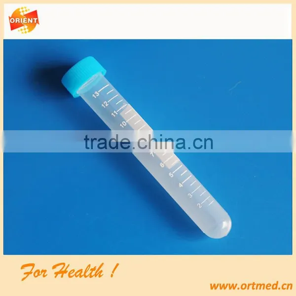 Top Quality Laboratory Plastic Centrifuge Tube Round Bottom CE ISO FDA Approved
