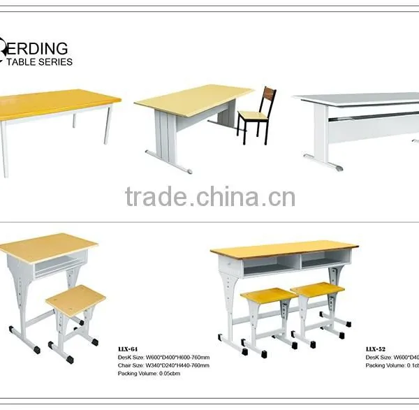 Library Furniture Metal Desk and Chair Set photo-5
