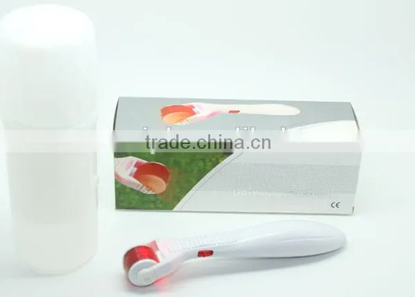 Factory Lowest Price LED Derma Roller / Manufactory LED Therapy Micro Skin Roller for Wrinkle Rmeoval Micro Needling Roller photo-6