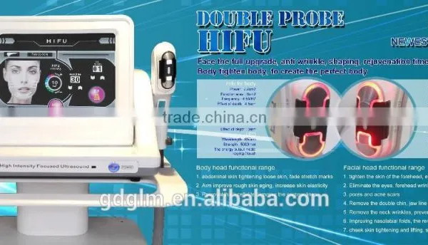 Anti-aging Hign Frequency Ultrasound HIFU Face Lift Nasolabial Folds Removal And Wrinkle Removal Machine With Double Handle High Frequency Portable Facial Machine photo-2