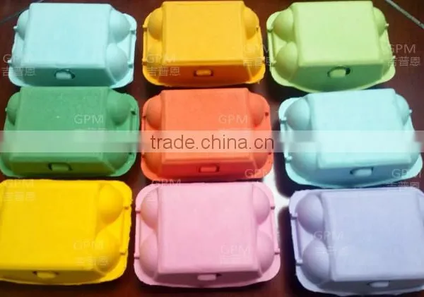 Custom High Quality Corrugated Pulp Molded Egg Cartons Box With Color photo-3