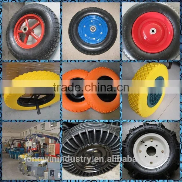 Wheelbarrow Pu/rubber Wheelchair Tire photo-3