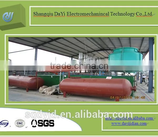 DAYI Automatic Feed, Enclosed Slag,Safe and Efficient Waste Plastic Refining Equipment, Tire Pyrolysis Plant photo-3