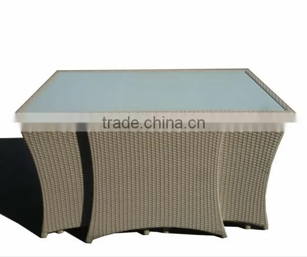 Wholesale Patio Rattan Furniture Leisure Outdoor Wicker Coffee Table and Chair photo-6