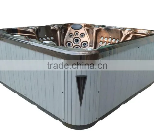 CE ISO Shenzhen Balboa Lucite Acrylic Shell Wholesale Massage Fiberglass Shell Outdoor Spa Hot Tub photo-3