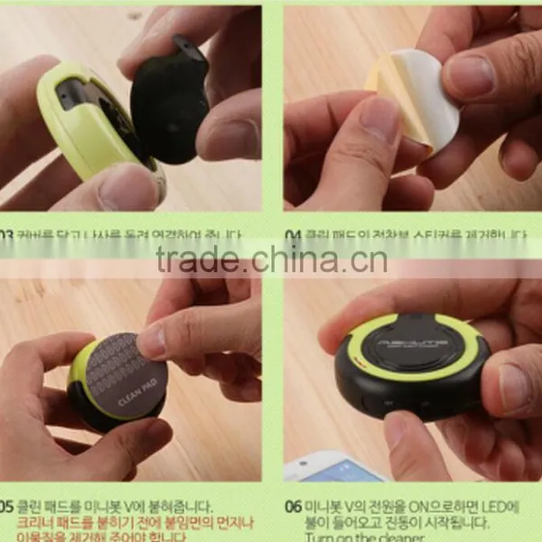 New Design Cute Universal Mobile Phone Screen Cleaner With CR2032 Button Battery and 6 Colors for Optional photo-4