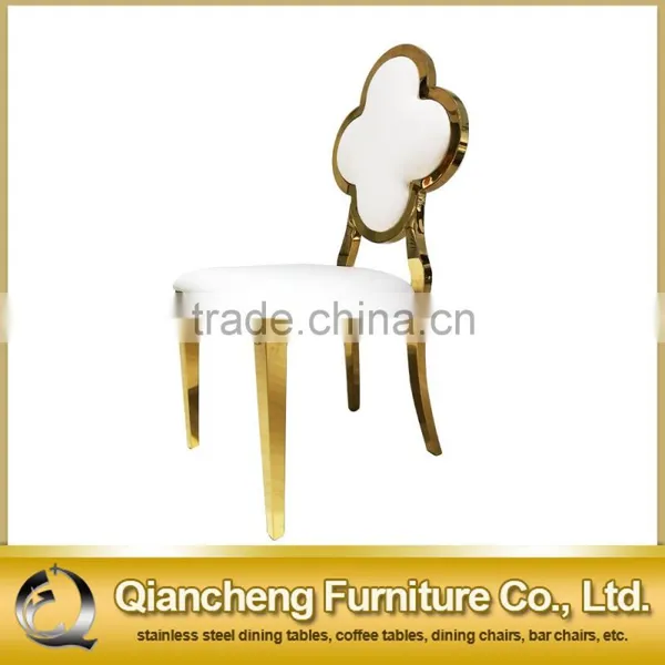 Wholesale Hollow Glodern Stainless Steel Dining Chair photo-2