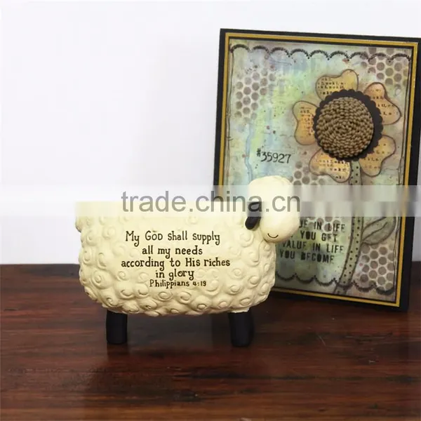 Custom Blessing Resin Sheep Saving Bank Christmas Gifts for Kids photo-6