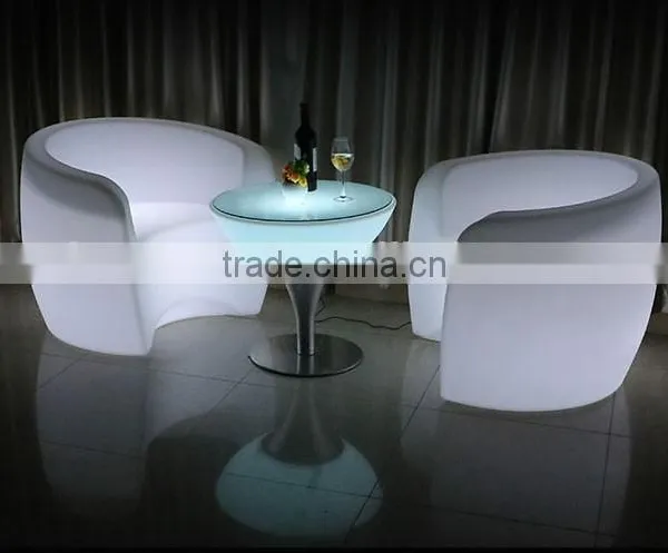 Comfortable Glowing Cup Shape Chair With Led Light photo-3