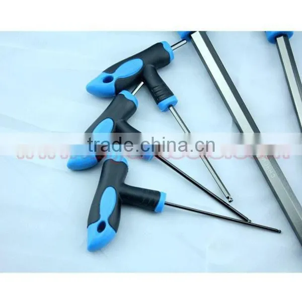 9pcs/set Ball Type Allen Hex Key Wrench Spanner Set Hexagon Wrench Set T Type photo-3