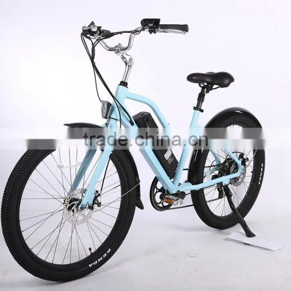 2017 Newly Design 26 Inch CE Approved Sand Beach Cruiser Electric Bike photo-3