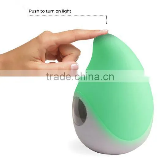 Nursery Safety Thermometer Night Light With Color Changing Light, LCD Display and Rechargeable Battery photo-3