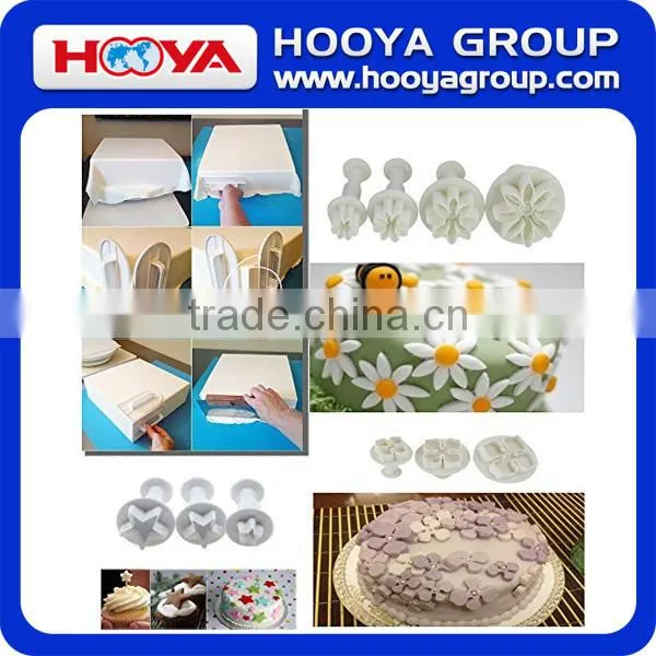 3 Pcs Veined Sunflower Daisy and Gerbera Flower Cake Decorating Tools Flower Plunger Fondant Cutters Embosser Paste Tool Kit photo-6