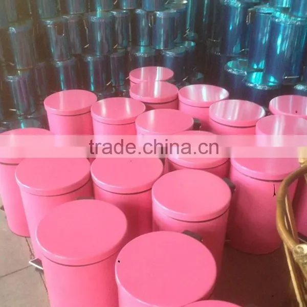 Multicolors Painted Stainless Steel Dustbin/trashcan With Good Quality photo-2