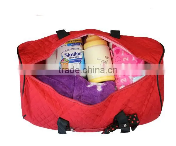 Beautiful Bow Mommy Tote Bag Mommy Duffel Bag photo-3