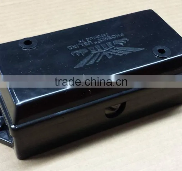 S10032 JB-7 Trailer Wiring Electrical Junction Box 7-pole Terminal Weatherproof Black Poly photo-2