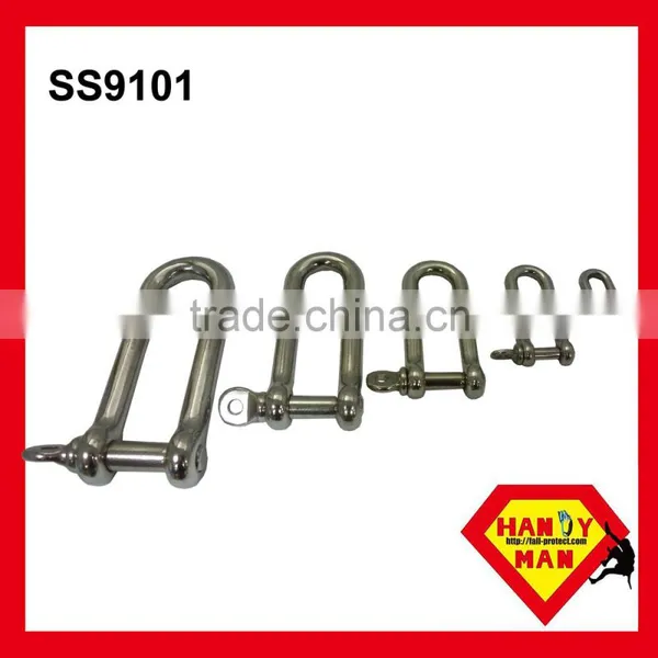 Stainless Steel Flush Pin D Shackle Flat Head photo-3