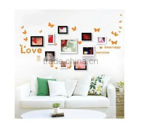 Butterfly Love Photo Wall Can Remove Three Generations of Wall Stickers, Kids Room Decoration 3d Wall Stickers photo-3