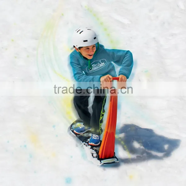 Lastest Foldable Plastic Snow Scooter for Youngsters From Manufacture,can Stand or Seat On,with EN71 to Europe and America photo-2