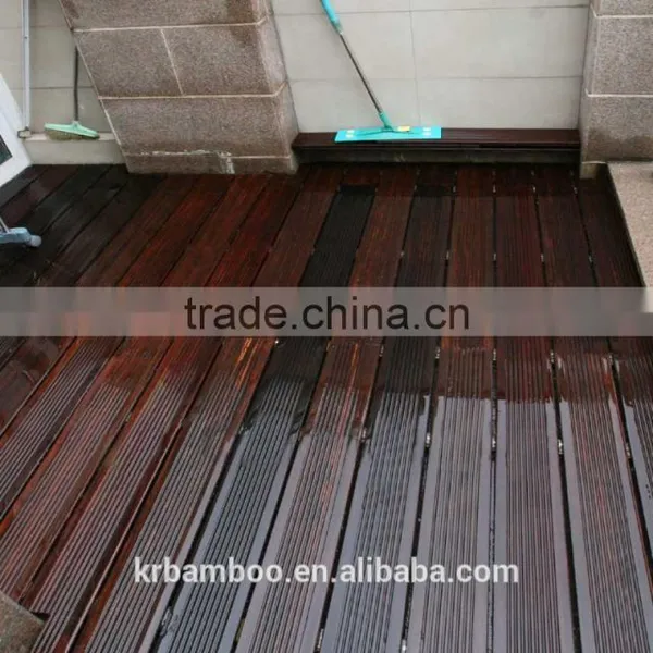 Fire Retardant Heat Resisting Water Proof Strand Woven Bamboo Decking photo-5