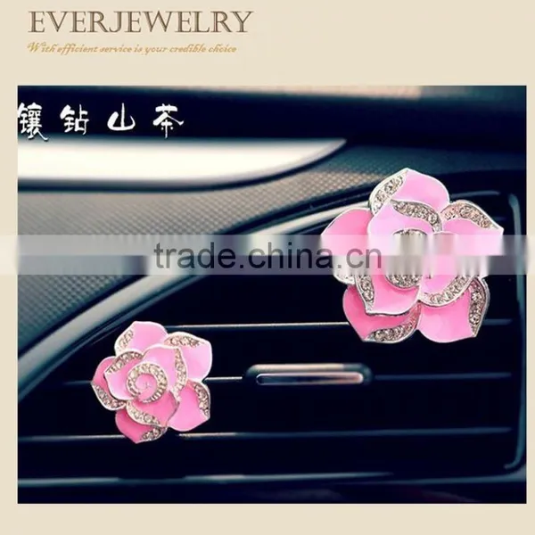 2.5cm 4.5cm Car Air Fresher With Rhinestone Perfume photo-2