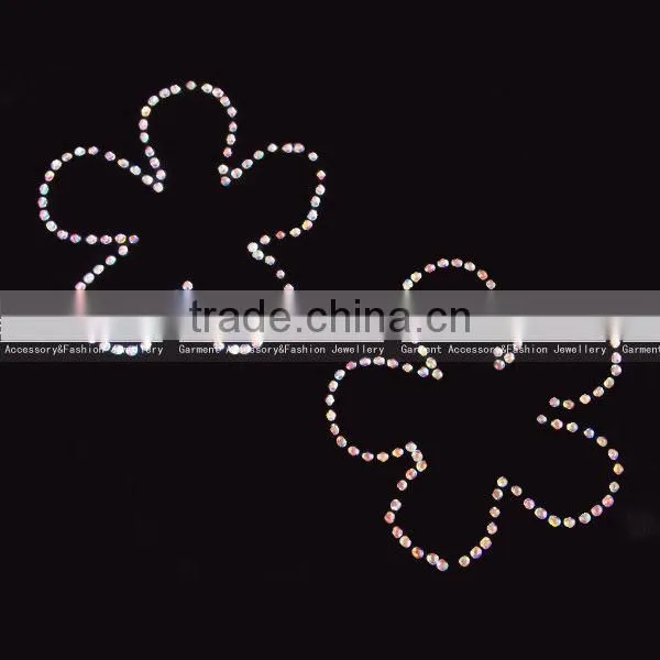 wholesale heat transfer rhinestone pattern free WHF-151