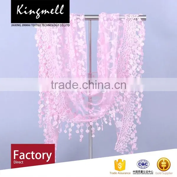 Custom-made Digital Printing Polyester Lace Scarf photo-2
