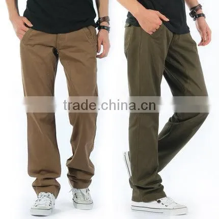 Custom Big Size 100% Cotton Work Trousers Loose Mens Khaki Drill Cargo Work Pants photo-4