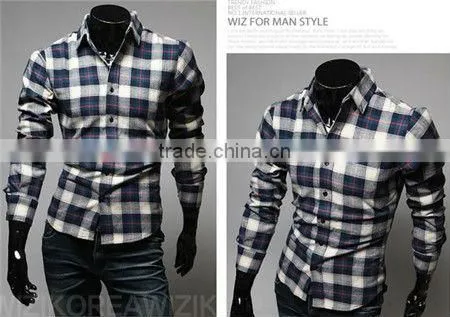 Mens Plaids/checks Classic Shirts 16 Colors Stock Hot Sale Man Shirts photo-4