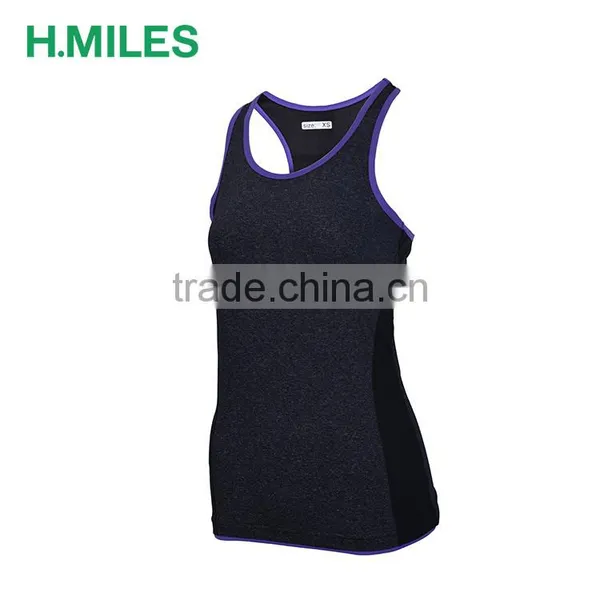 Best Ladies Athletic Custom Workout Vest Women Dri Fit Sport Tank Top photo-2
