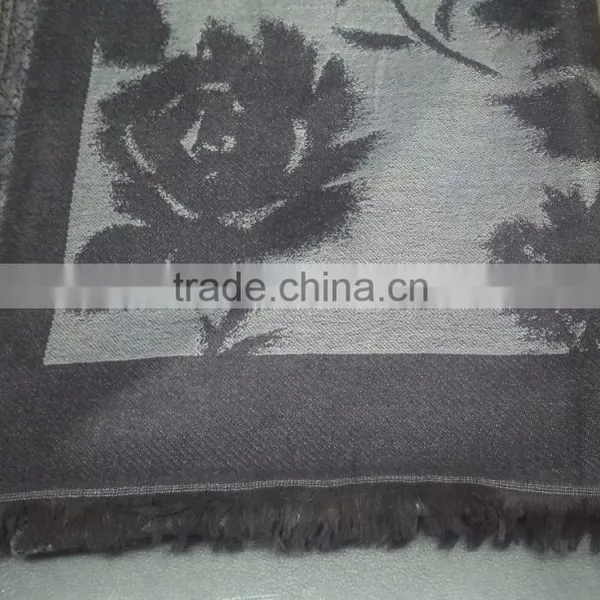 Rainbow Colors Printed Wholesale Silk and Wool Shawl,Factory Direct Shawla and Stoles photo-6