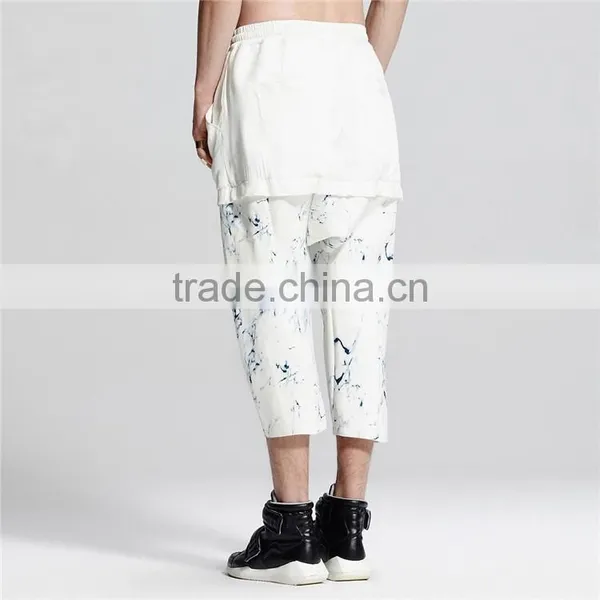 Wholesale Gym Wear Jogger Print White Loose Trousers 3xl Jogger Pants photo-4