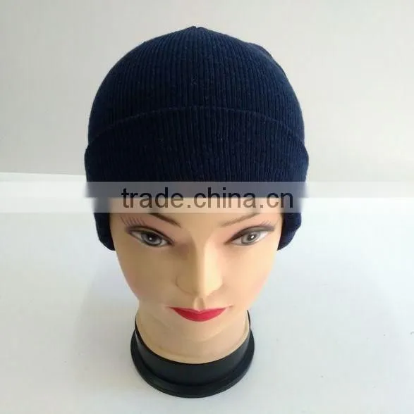 Irregular Stripe Warm Acrylic Knitted Hat photo-2
