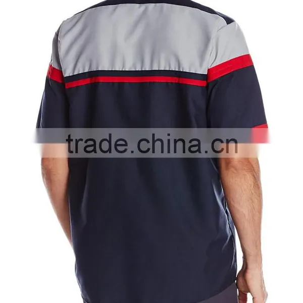 Customized Supplier Wholesale Reflective Uniform Work Shirts photo-2